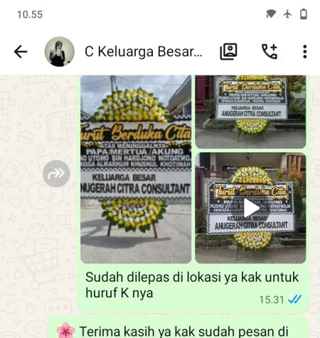 Pengiriman Papan Bunga Duka Kaliwatubumi Butuh
