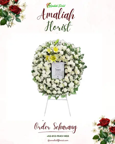 Krans Bunga Duka Kaliwatubumi Butuh